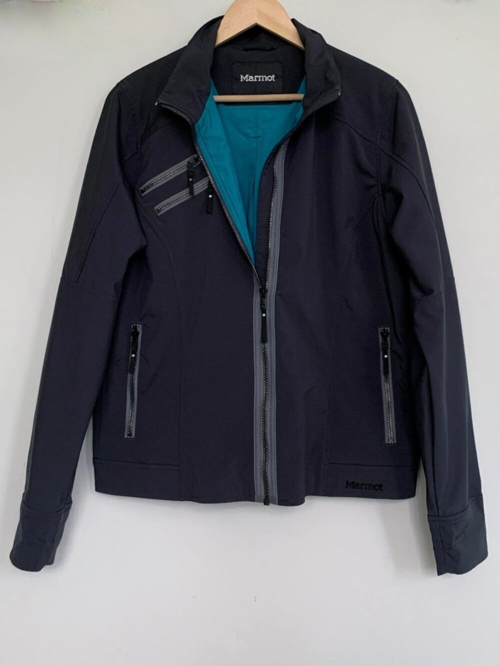 Marmot Zoom Softshell jacket XL Grey / Turquoise